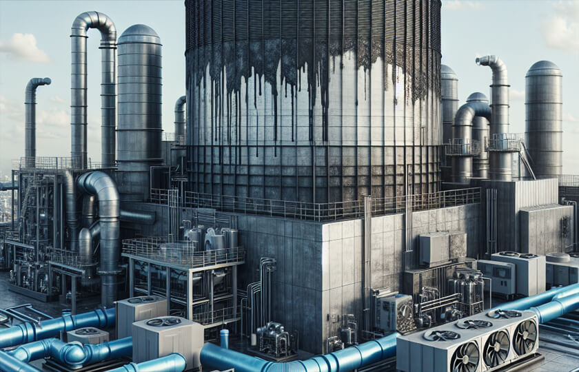 冷卻水塔出現「油光」？隱藏在冷卻水循環系統中的效能殺手