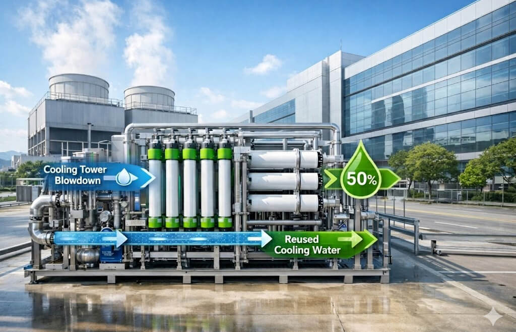 落實 ESG 綠色轉型：開廣協助南部科技廠打造高回收率冷卻水循環系統