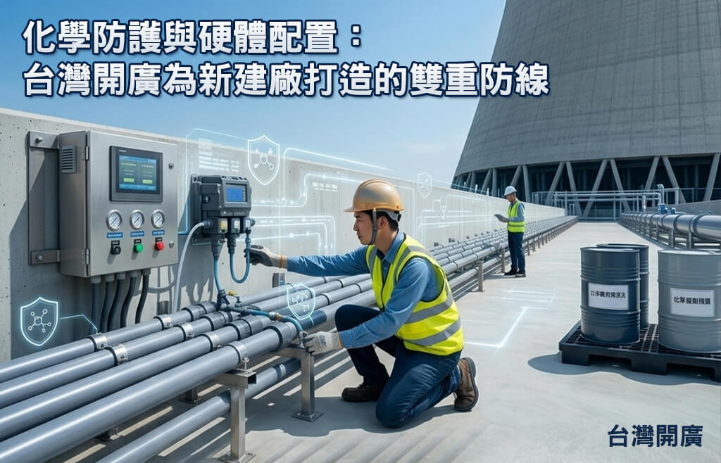化學防護與硬體配置：台灣開廣為新建廠打造的雙重防線